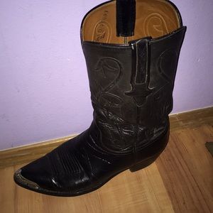 Lucchese Black Boots